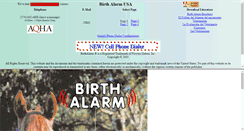 Desktop Screenshot of birthalarmusa.com